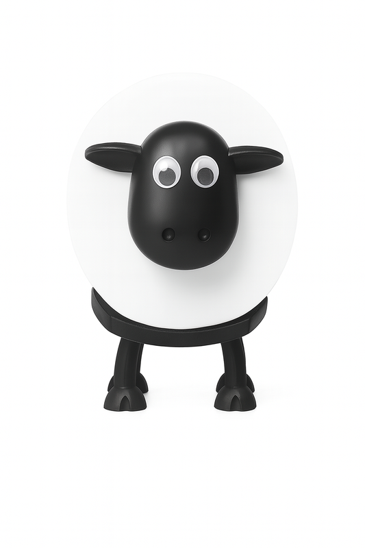 Schattige Zwarte Schaap Wc‑rolhouder – Set van 1 of 3