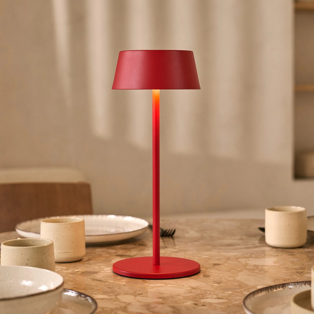 Hugo Oplaadbare Tafellamp – Draadloze Dimbare Designlamp