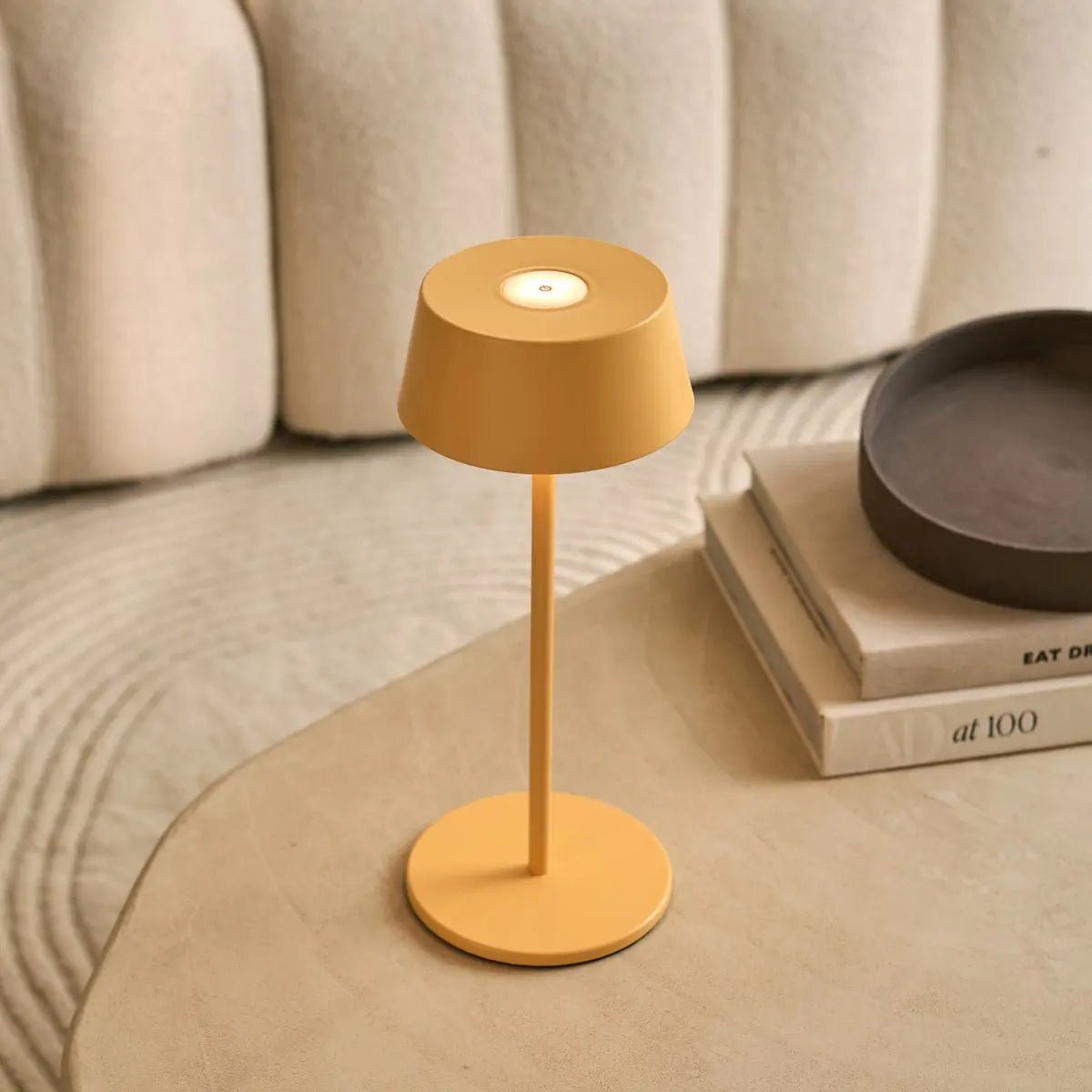 Hugo Oplaadbare Tafellamp – Draadloze Dimbare Designlamp
