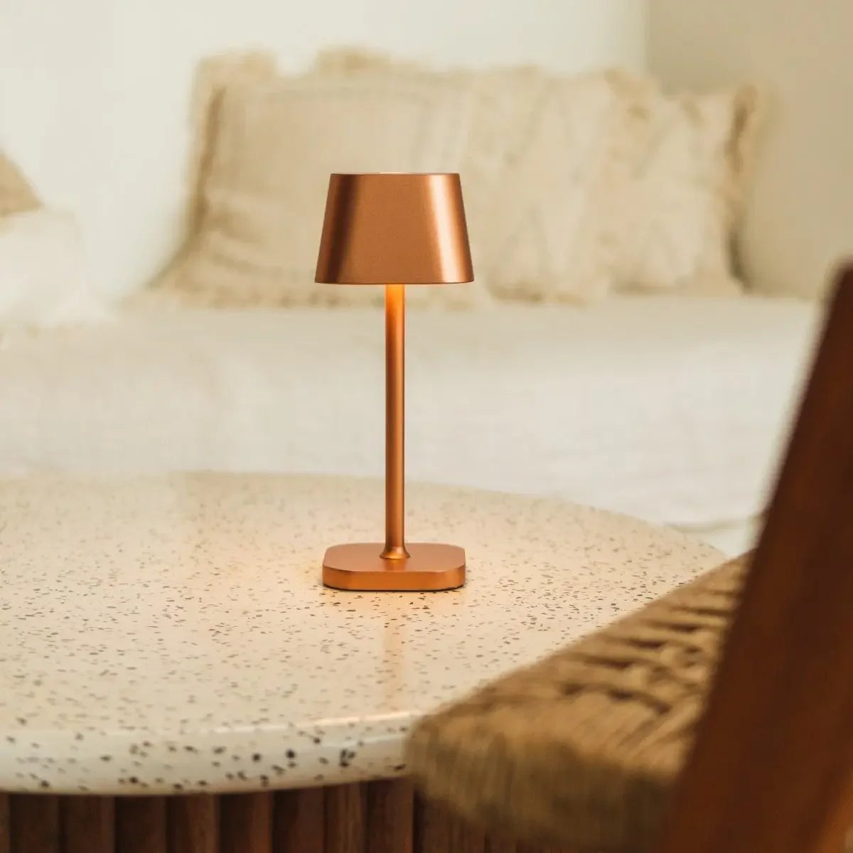 Ava Oplaadbare Tafellamp – Draadloze LED Lamp – Dimbaar