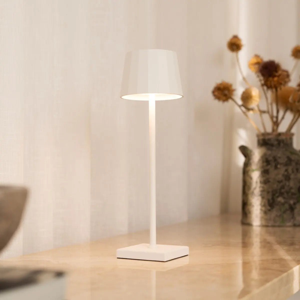 William Oplaadbare Tafellamp – Draadloze Dimbare Lamp