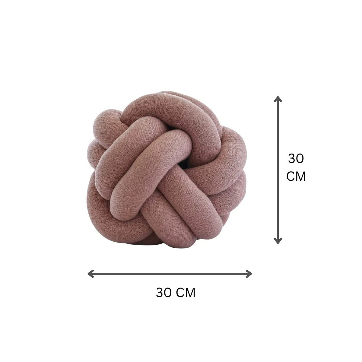 Urbane Hide Nodo Knoopkussen – Cameo Pink