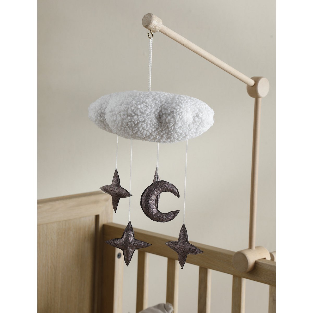 Cirrus Baby Mobiel – Teddy Wolk met Sterren & Maan