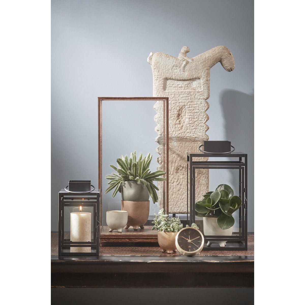 Lantaarn Storm Zwart