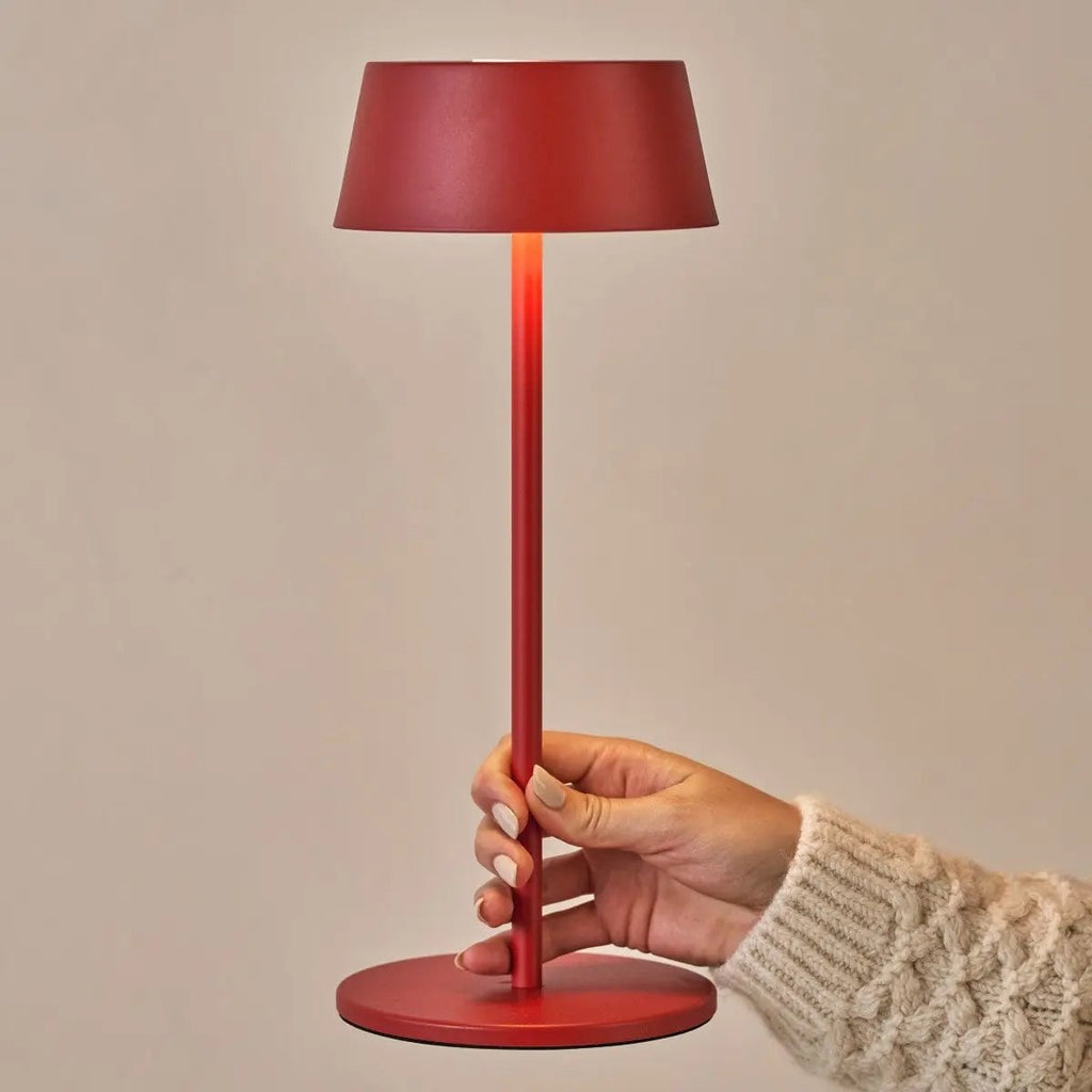 Hugo Berry rode oplaadbare tafellamp