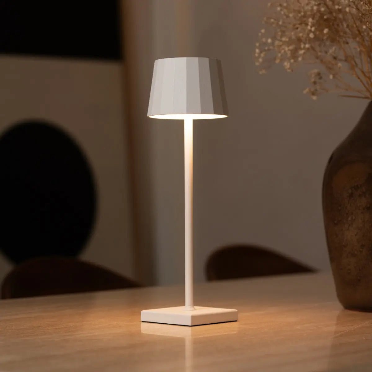 William Oplaadbare Tafellamp – Draadloze Dimbare Lamp