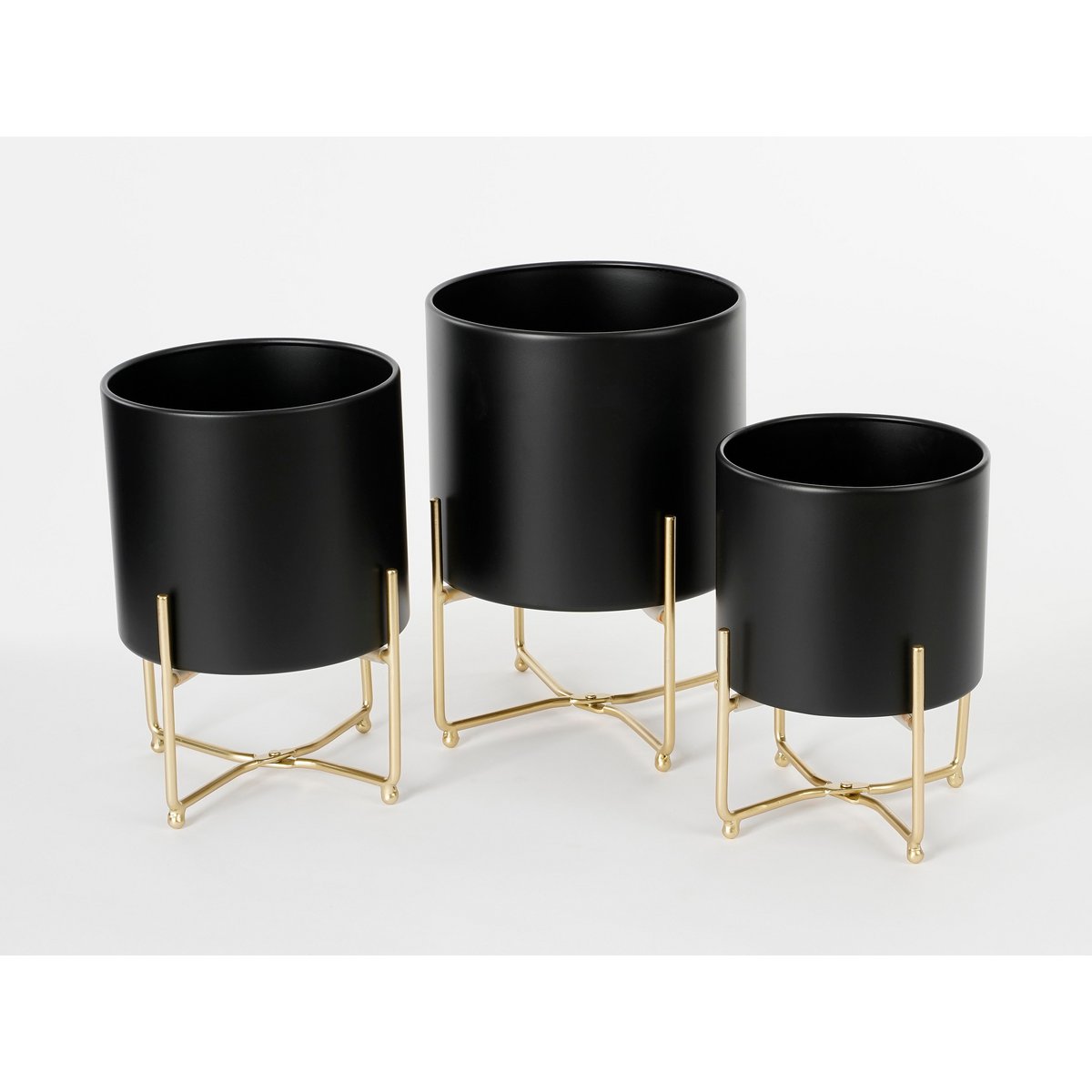 Plantenstandaard set Zwart Ijzer