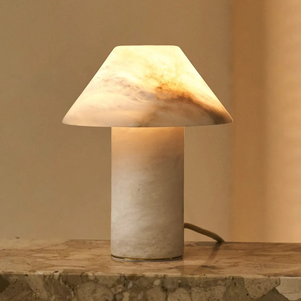 Eleonora Tafellamp – Massief Albast – Luxe Design Lamp