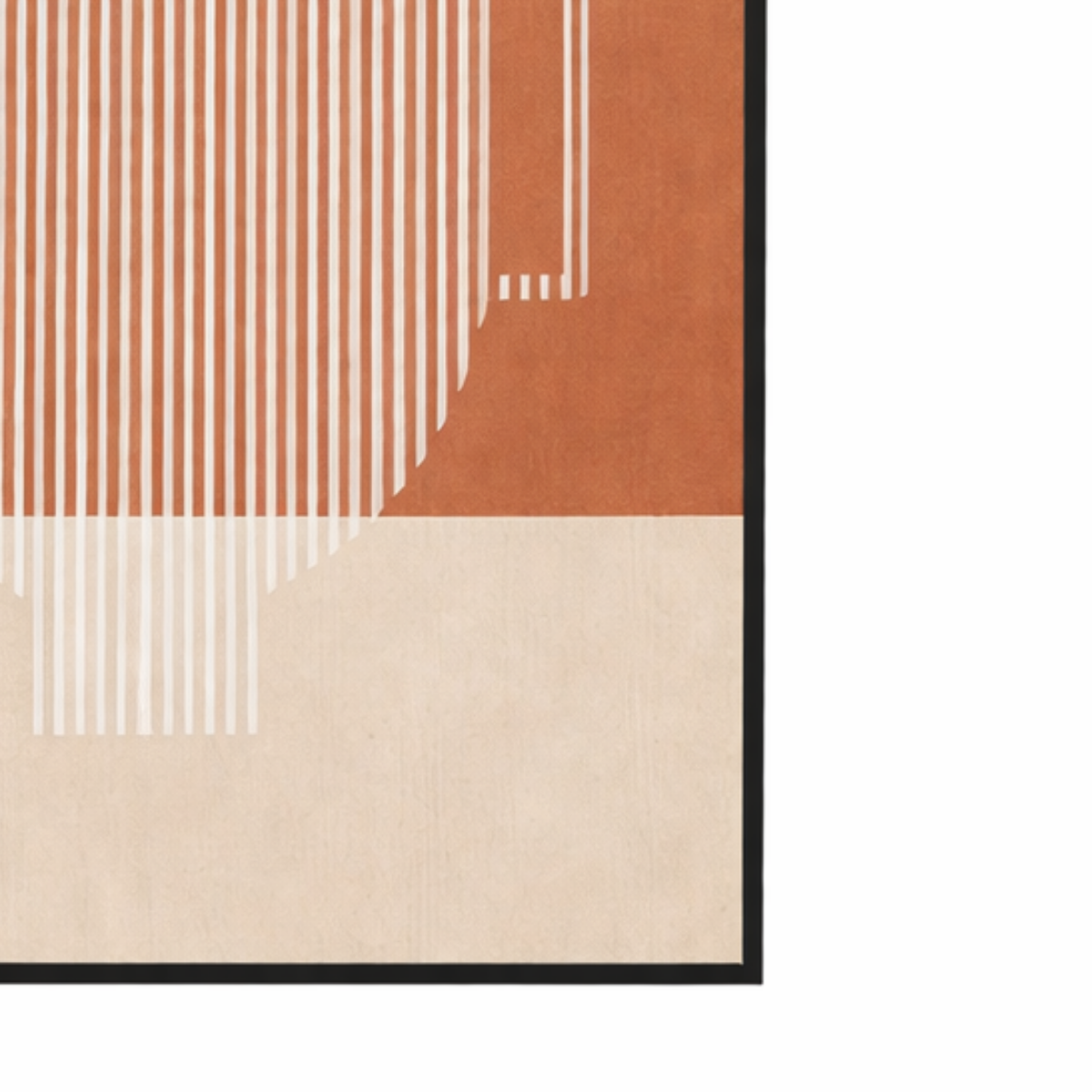 Wanddecoratie – Grafisch Kunstwerk – Bruin Design