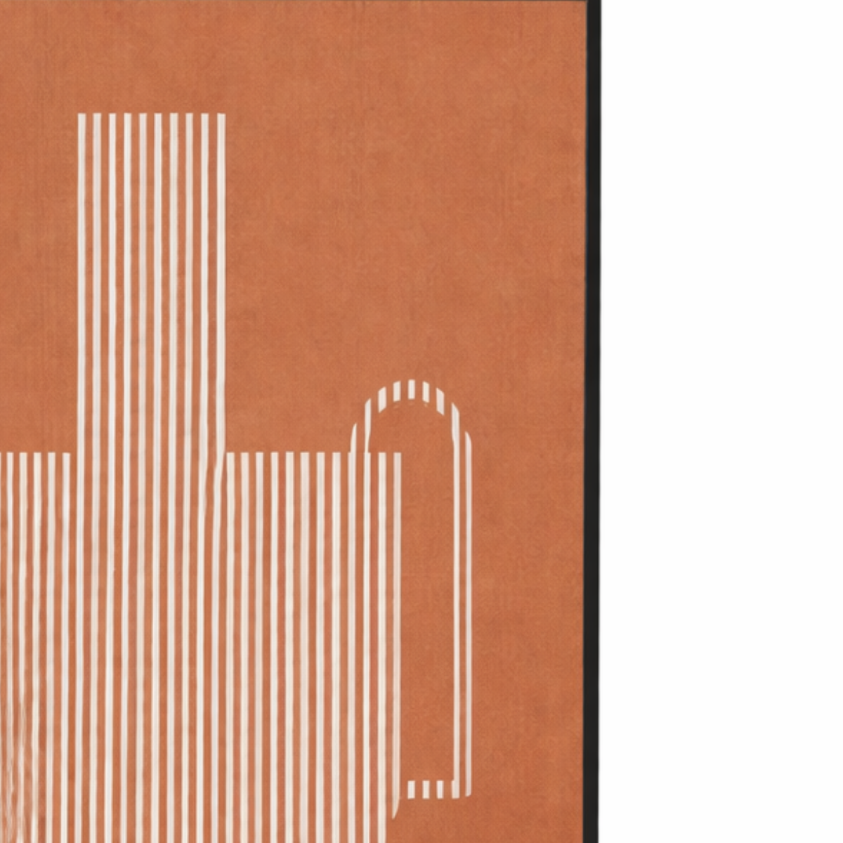 Wanddecoratie – Grafisch Kunstwerk – Bruin Design