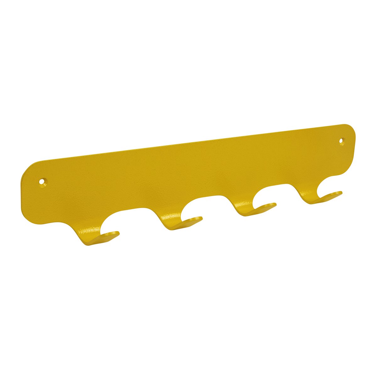 Rounded Four Wandkapstok – Metaal – 4 Haken Industrieel