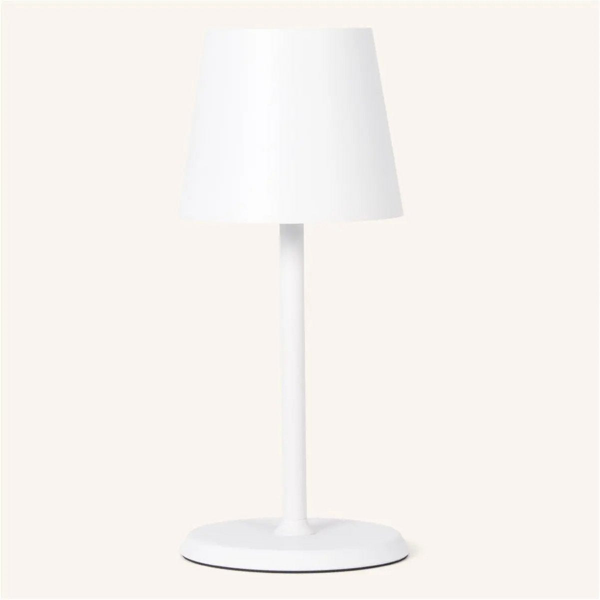 James White oplaadbare tafellamp – draadloos, dimbaar en elegant