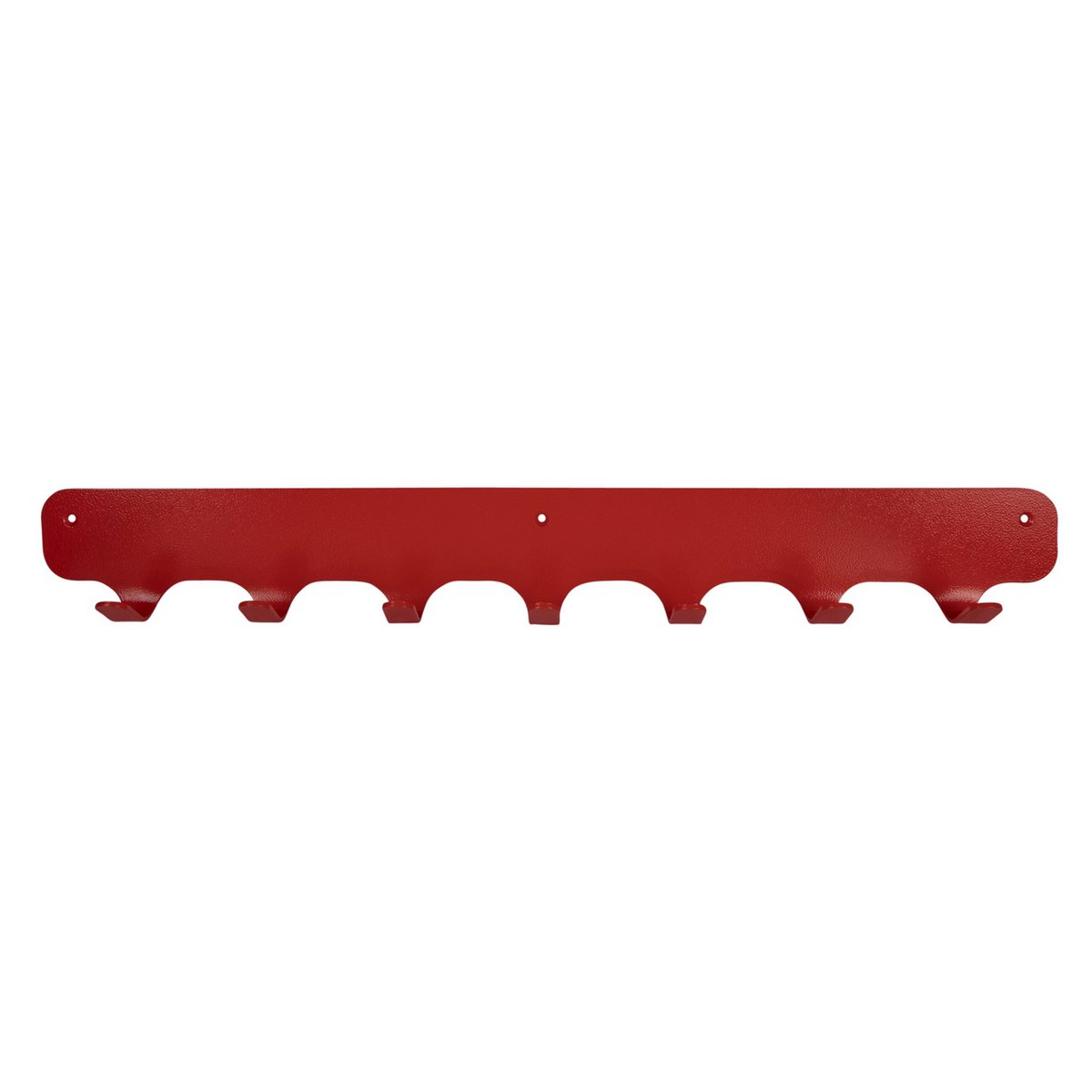 Rounded Seven Wandkapstok – Metaal – 7 Haken Industrieel