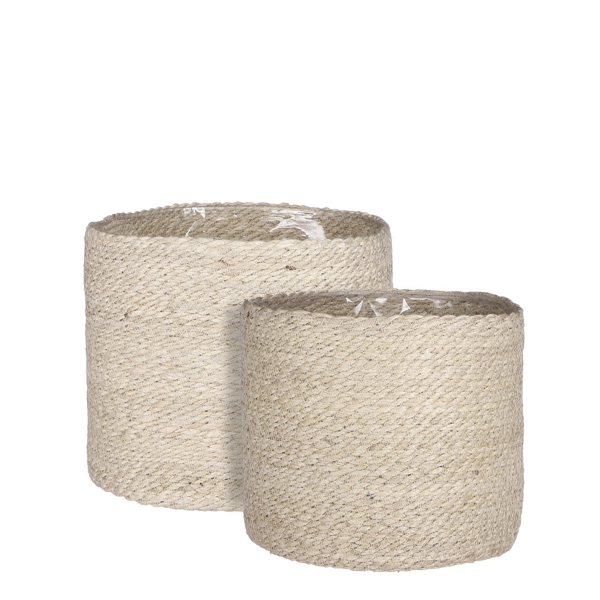 Plantenmand set Crème Jute