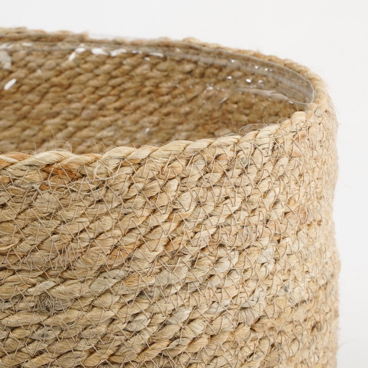 Plantenmand set Crème Jute