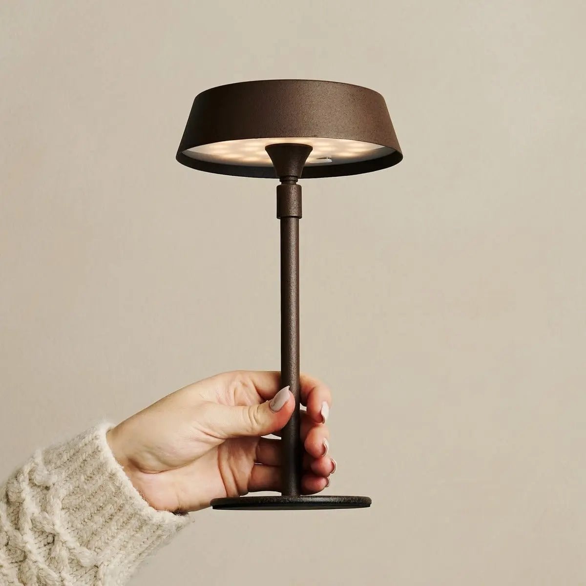 Luca Mokka Bruine USB Oplaadbare Lamp