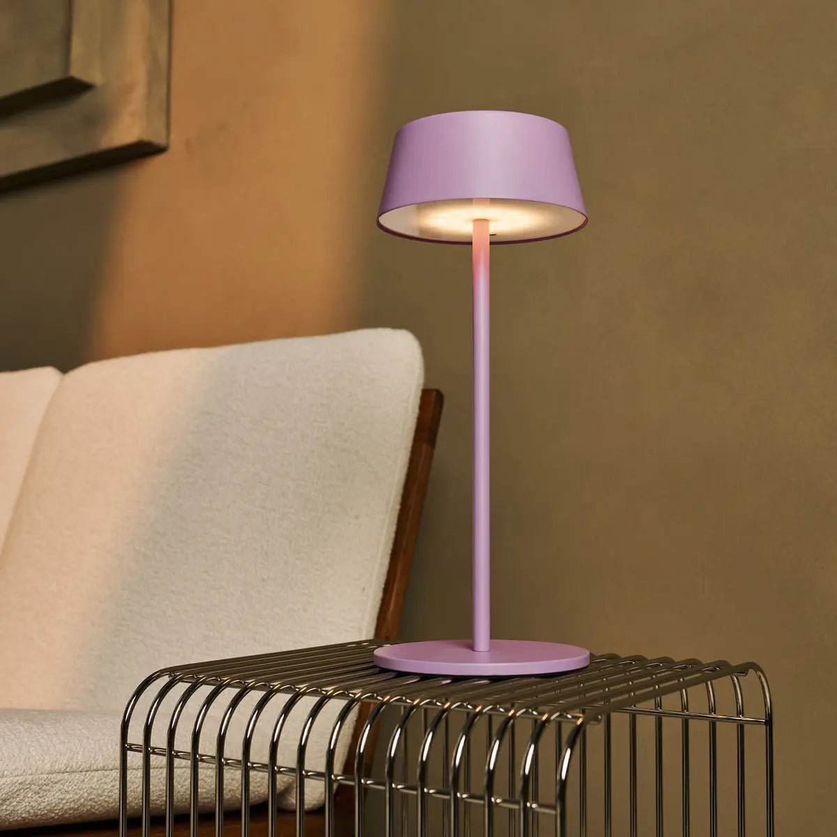 Hugo Oplaadbare Tafellamp – Draadloze Dimbare Designlamp