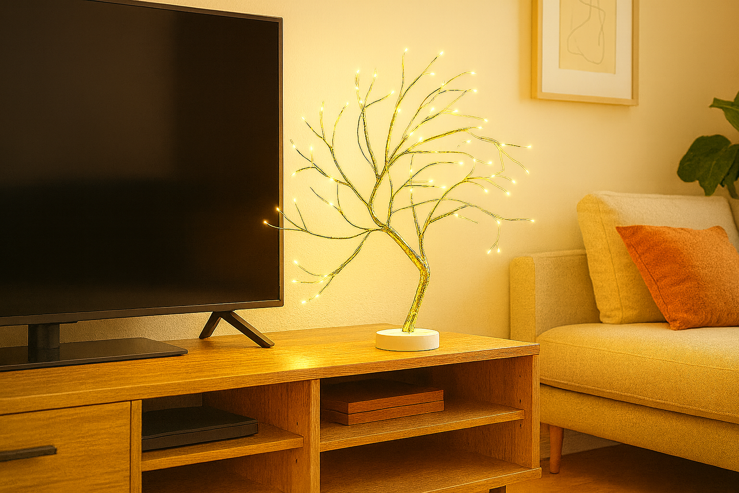 Magische LED Boomlamp, Breng sfeer in je kamer!