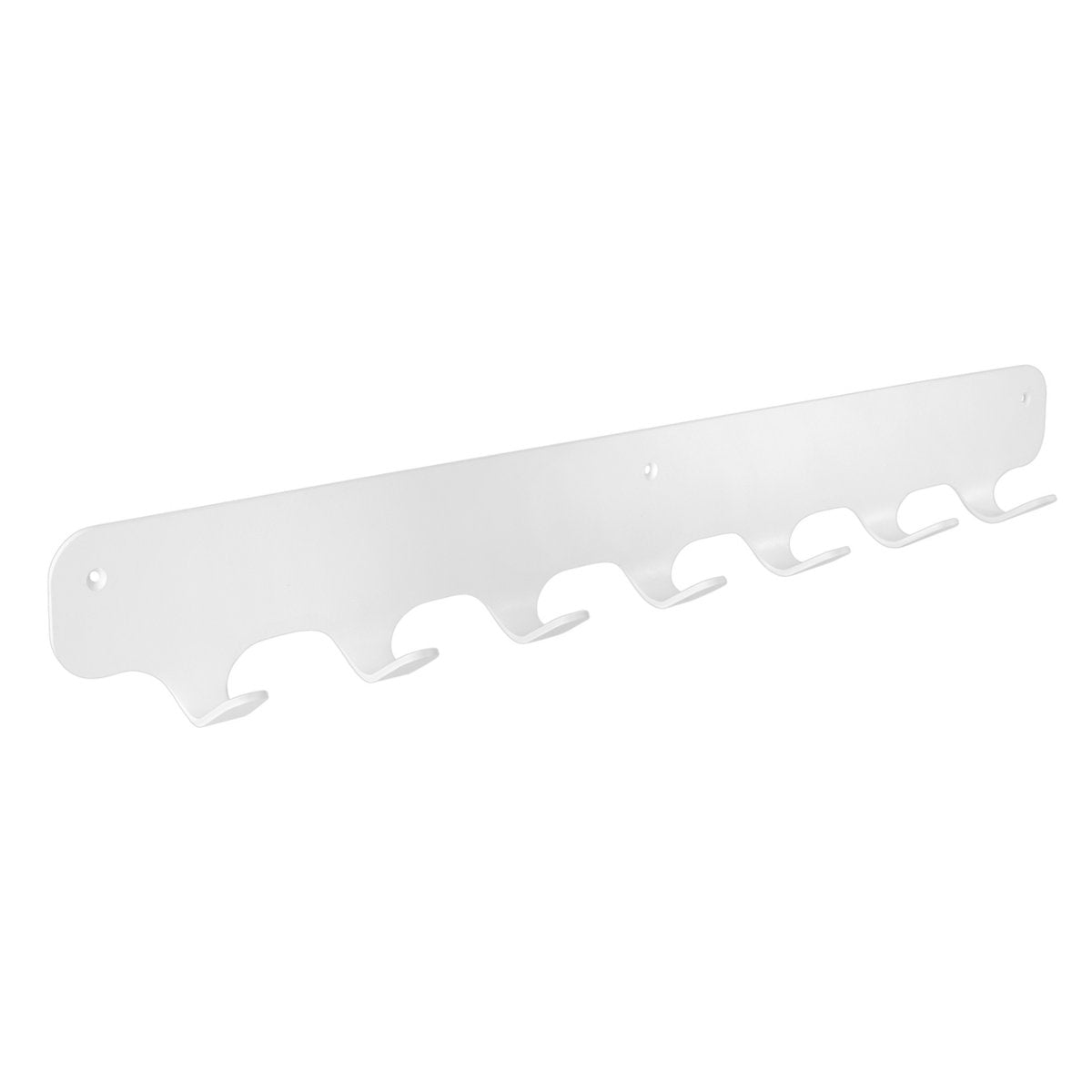 Rounded Seven Wandkapstok – Metaal – 7 Haken Industrieel