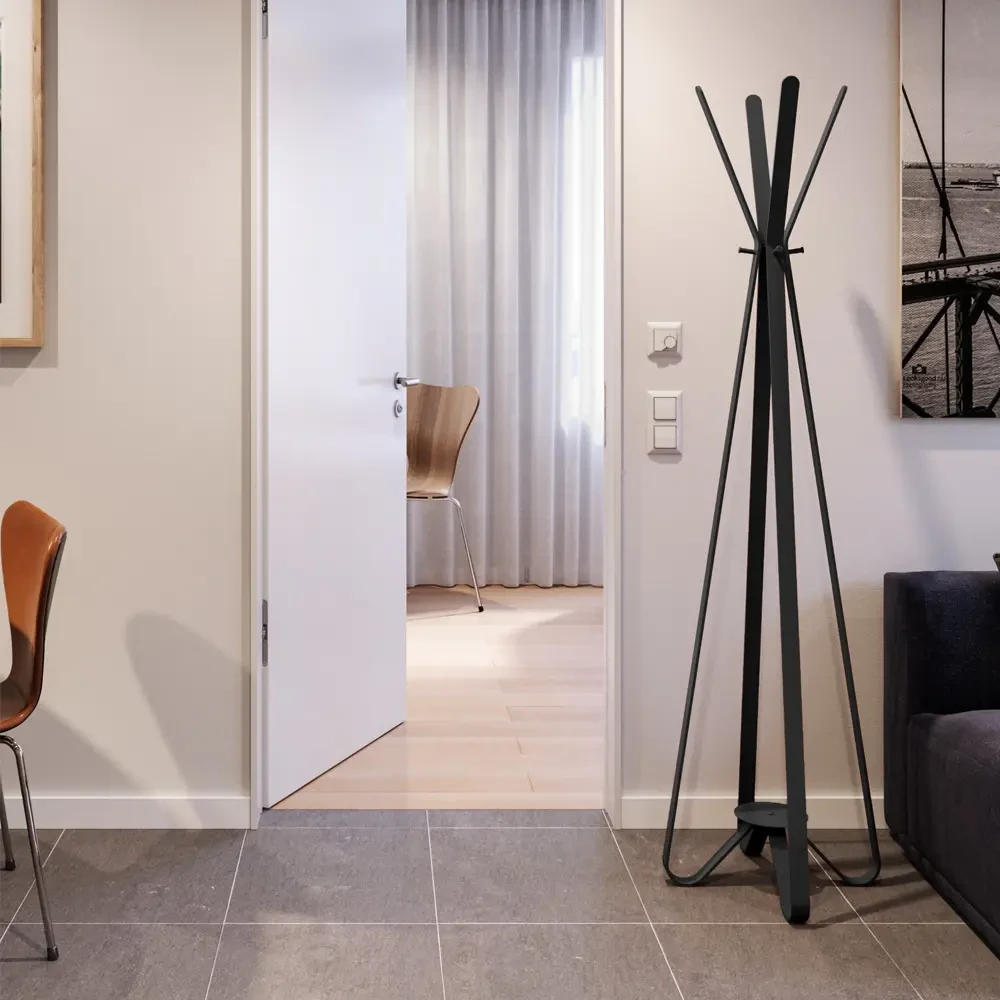Modi Staande Kapstok – Industriële Stalen Kapstok met 8 Haken