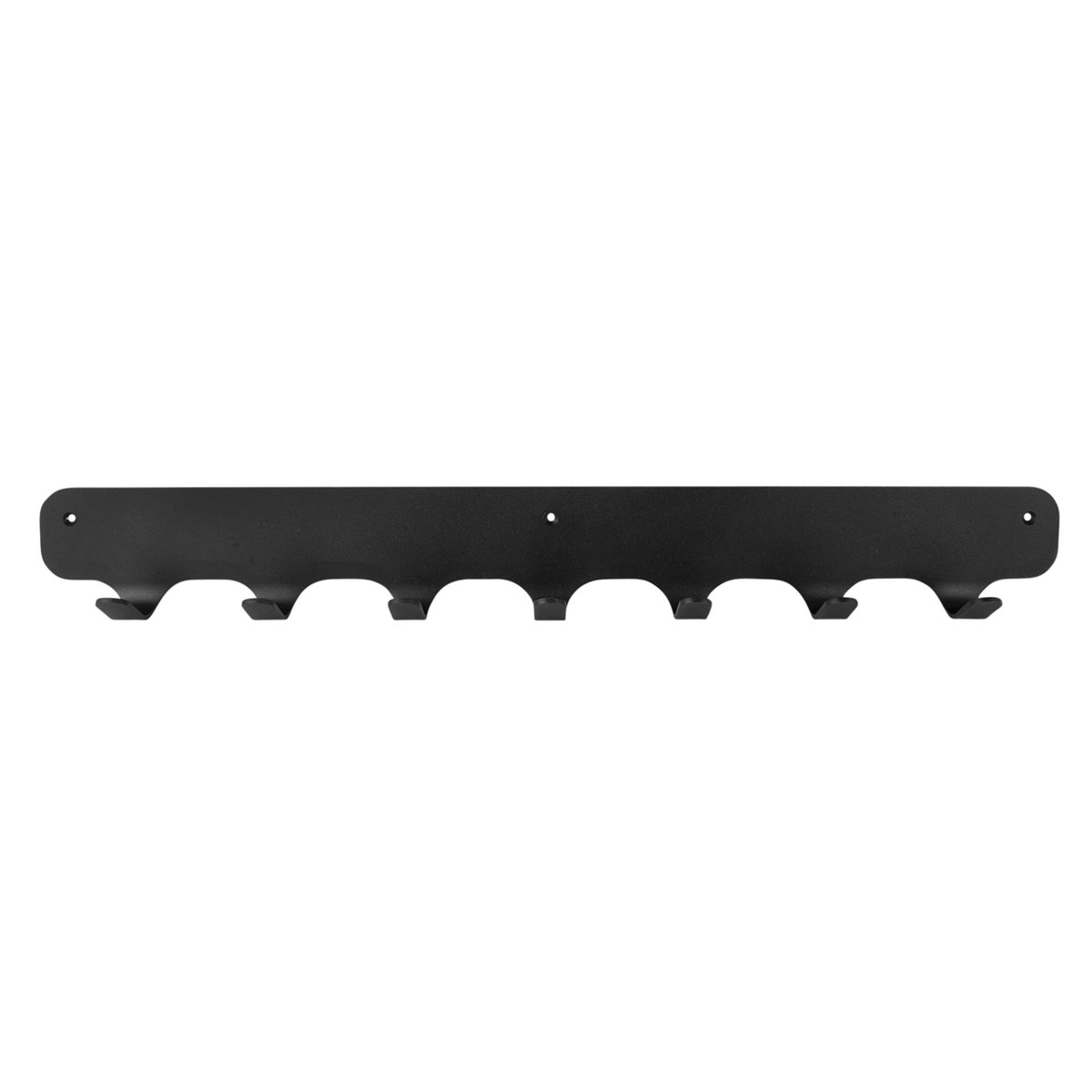 Rounded Seven Wandkapstok – Metaal – 7 Haken Industrieel