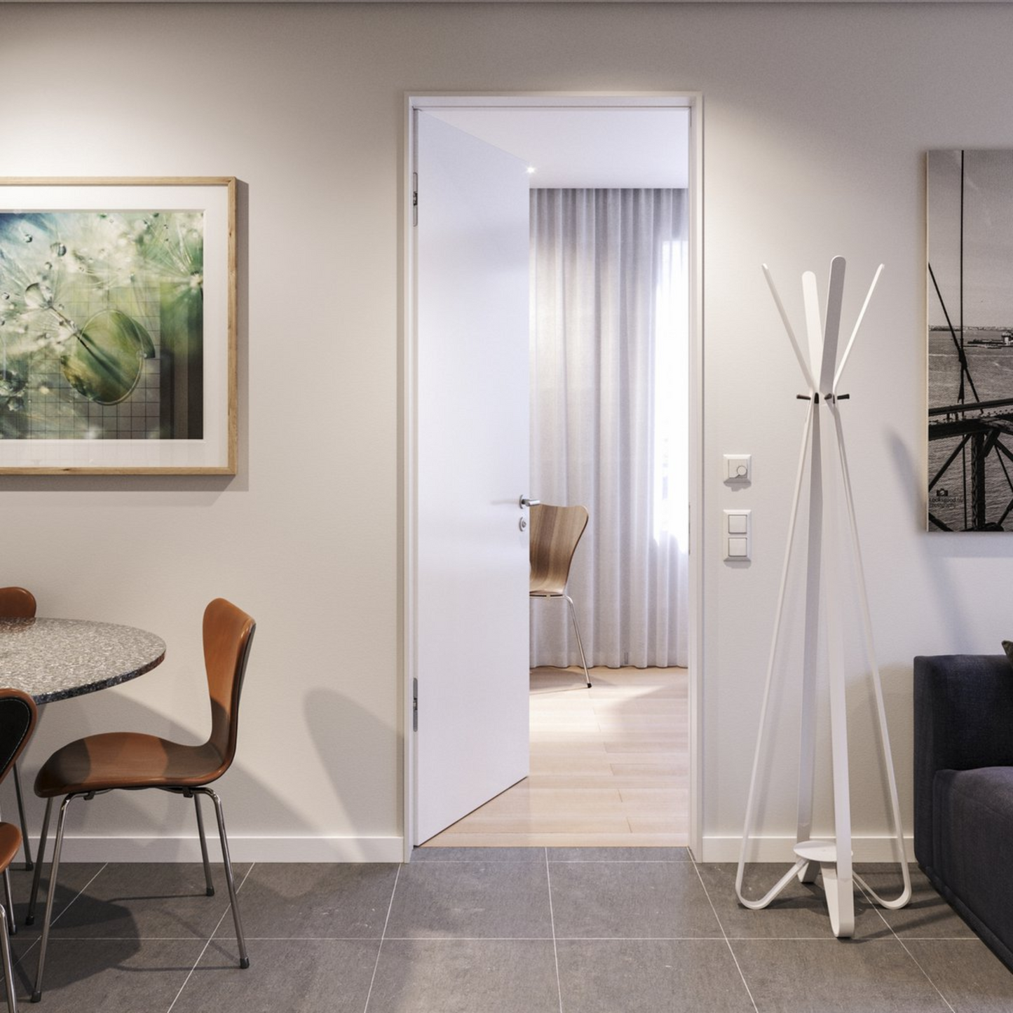 Modi Staande Kapstok – Industriële Stalen Kapstok met 8 Haken