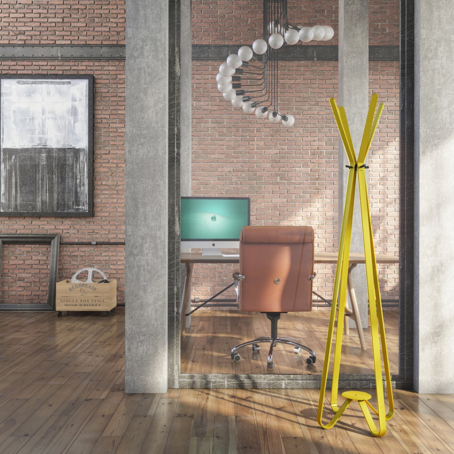 Modi Staande Kapstok – Industriële Stalen Kapstok met 8 Haken