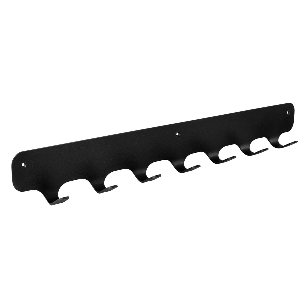 Rounded Seven Wandkapstok – Metaal – 7 Haken Industrieel